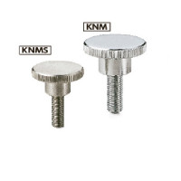 Núm Vặn Tròn Khía Thép Ren Ngoài OD20 M5x10 NBK Dòng KNM