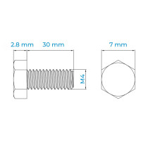 Bulong Thép Đen 8.8 DIN933 M36x120