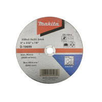 Đá Cắt A30S Cho Kim Loại 230X2.5X22.23MM Makita D-18699