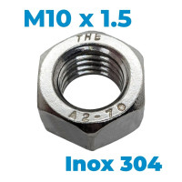 Tán Inox 304 DIN934 M10