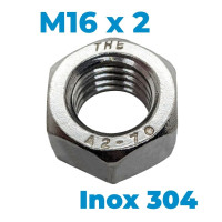 Tán Inox 304 DIN934 M16