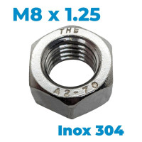 Tán Inox 304 DIN934 M8