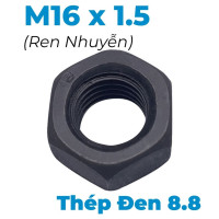 Tán Thép Đen 8.8 DIN934 M16x1.5 Ren Nhuyễn