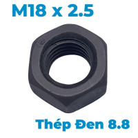 Tán Thép Đen 8.8 DIN934 M18