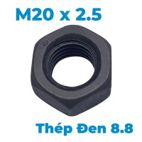 Tán Thép Đen 8.8 DIN934 M20
