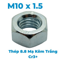 Tán Thép Mạ Kẽm 8.8 DIN934 M10