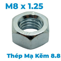 Tán Thép Mạ Kẽm 8.8 DIN934 M8
