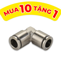 Đầu Nối Khí Cong Đồng Không Ren