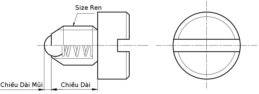 Vít Bi Nhún Thép BPS6_drawing