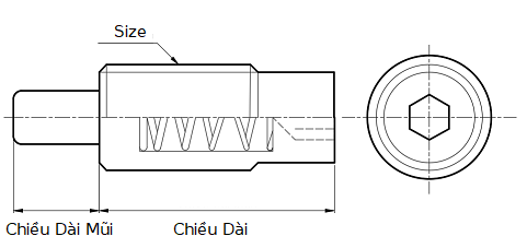 Vít Lò Xo Thép Đầu Mạ Kẽm PJLF5-3_drawing