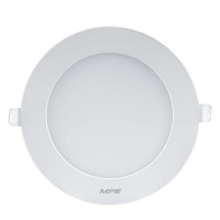 Led Panel Âm Trần Nhựa Mặt Tròn 9W - 3 Chế Độ Màu MPE RPL3-9/3C