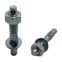 Tắc Kê Nở 3 Cánh Thép Mạ Kẽm M16x125