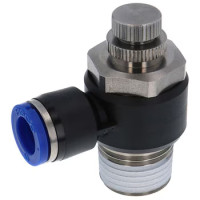 Van Tiết Lưu Khí Nén Inox 303 Pisco SJSC8-04A