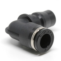 Đầu Nối Nhanh Khí Nén Nhỏ Gọn 8mm Màu Đen Pisco CPP20L-8B