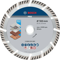 Đĩa Cắt Kim Cương 180x22.2mm Đa Năng Bosch 2608615063