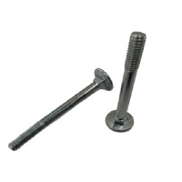 Bulong Cổ Vuông Thép Mạ Kẽm 4.6 M8x100 Ren Lửng