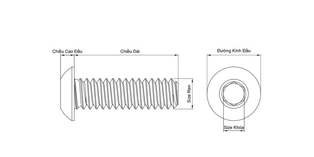 Ban ve ky thuat luc giac chim mo M8x16