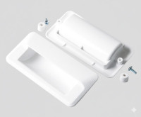 Tay nắm cửa chìm Buyoung 66x140 BY2-200WT (Màu Trắng)