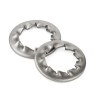 Lông Đền Răng Trong Loại J Thép Mạ Kẽm Trắng Cr3+ 4.8 DIN6798J M5