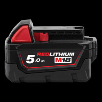Pin RedLithium 18V 5.0Ah Milwaukee M18B5