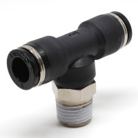 Đầu Nối Nhanh Khí Nén Chữ T - Có Ren