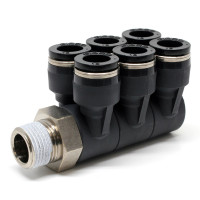 Đầu Nối Nhanh Khí Nén Phân Nhánh