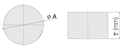 Nam Châm Tròn BYNDD-40-10_drawing