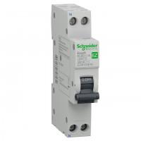 Cầu Dao Chống Giật EASY9 Slim RCBO Schneider 1P+N-6A-4.5kA-30mA