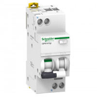 Cầu dao chống giật ACTI9 RCBO Schneider iDPN NVigi 1P+N 6A 6kA 220...240V A9D31606