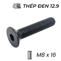 Lục Giác Chìm Col Thép Đen 12.9 DIN7991 M8x16