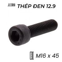 Lục Giác Chìm Đầu Trụ Thép Đen 12.9 DIN912 M16x45