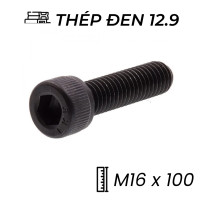 Lục Giác Chìm Đầu Trụ Thép Đen 12.9 DIN912 M16x100