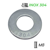 Lông Đền Phẳng Inox 304 DIN125 M8