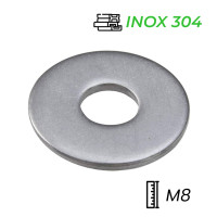 Lông Đền Phẳng Inox 304 DIN9021 M8