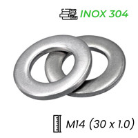 Lông Đền Phẳng Inox 304 M14 (30x1.0)