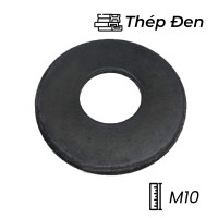 Lông Đền Phẳng Thép Đen DIN125 M10