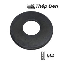 Lông Đền Phẳng Thép Đen DIN125 M4