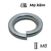 Lông Đền Vênh Thép Mạ Kẽm DIN127 M8