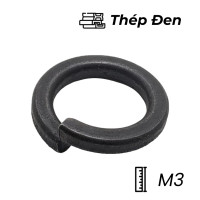 Lông Đền Vênh Thép Đen DIN127 M3