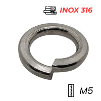 Lông Đền Vênh Inox 316 DIN7980 M5