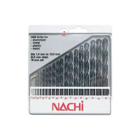 Bộ Mũi Khoan 19 Chi Tiết HSS 1-10mm Nachi