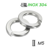 Lông Đền Vênh Inox 304 DIN7980 M5