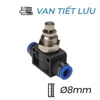 Van Tiết Lưu Khí Nén Thẳng Ø8mm CDC NSFB 08N
