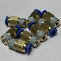 Đầu Nối Nhanh Khí Nén Ø4mm - Ren Ngoài 1/8