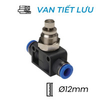 Van Tiết Lưu Khí Nén Thẳng Ø12mm CDC NSFB 12