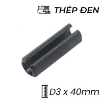 Chốt Ống DIN1481 Thép 65Mn Đen D3x40mm (25Cái/Bịch)