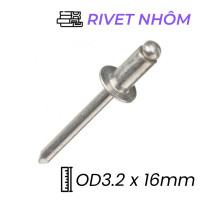 Rivet Nhôm OD3.2x16mm (250 Cái)