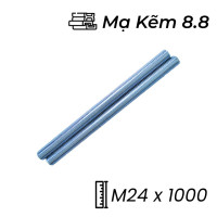 Ty Ren Thép Mạ Kẽm 8.8 M24x1000