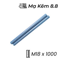 Ty Ren Thép Mạ Kẽm 8.8 M18x1000