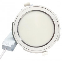 Đèn Led Downlight Nanoco Siêu Mỏng Viền Bạc - Ip20 Nsd096S110